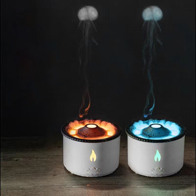 350ml Capacidade 3D Flame Effect Volcano Air Humidifier Aroma Diffuser para fragrância doméstica