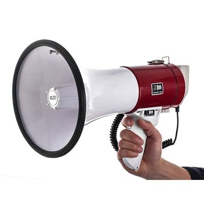 120 segundos Megafone de dente azul com alça personalizada e ABS de material principal