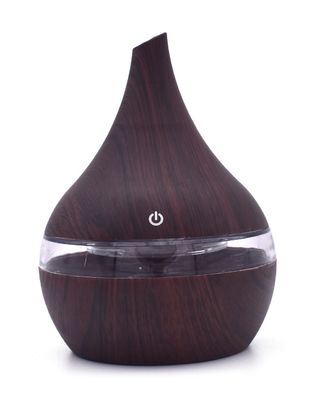 Instalação Tabletop 300ml Popular Wood Mini Humidificador de Ar para Carro Desktop Home