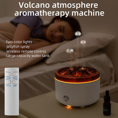 2023 Flame Volcano Humidificador de ar Aromas Difusor Promoção de Natal com controle remoto