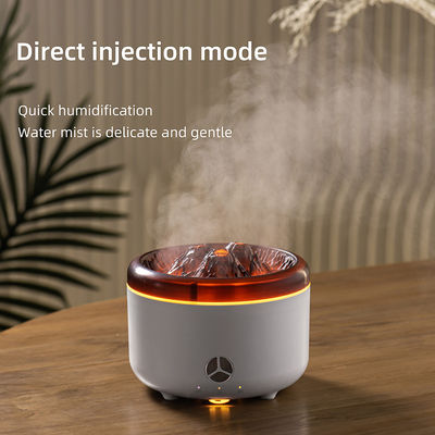 2023 Flame Volcano Humidificador de ar Aromas Difusor Promoção de Natal com controle remoto