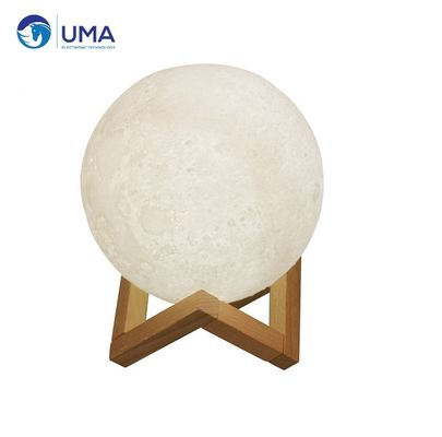 2700K LED Lua Lâmpada Espacial Ambiental PLA Impressão 3D 12cm x 15cm Null Estilo de Design
