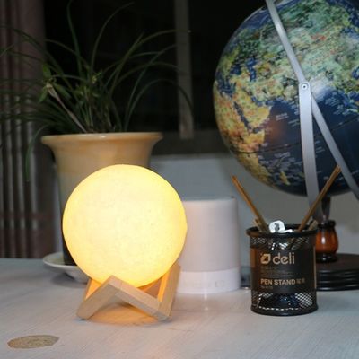 2021 Best Seller Boa Lâmpada de Luz da Lua de Impressão 3D com Controle Remoto de Modo Switch