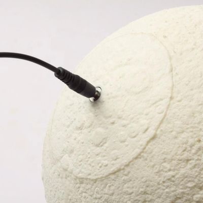Lâmpada de Lua de Impressão 3D PLA com Controle Touch Dimmable Remote com 10000 Horas de Vida útil