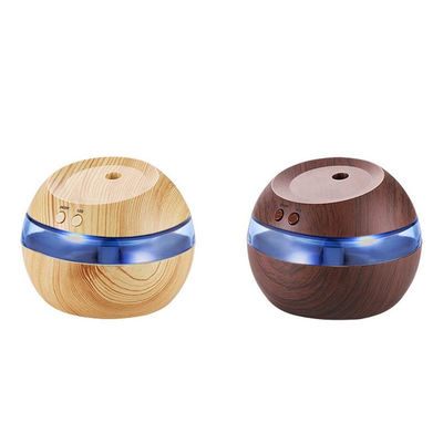 3W Portátil 130ml Mini Grão de Madeira Ultrassônico Atomizador USB Humidificador de Ar