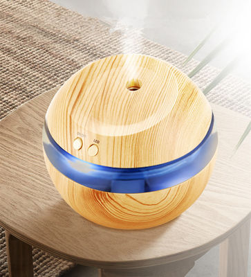 3W Portátil 130ml Mini Grão de Madeira Ultrassônico Atomizador USB Humidificador de Ar