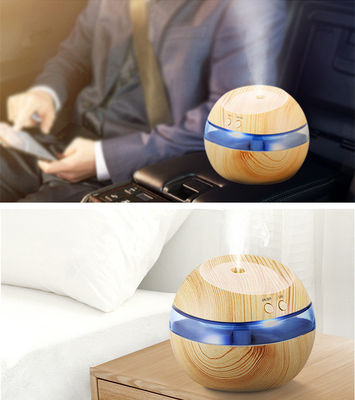 3W Portátil 130ml Mini Grão de Madeira Ultrassônico Atomizador USB Humidificador de Ar