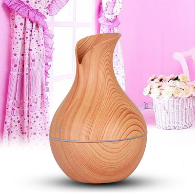 130ml Vaso Ultrassônico de Grãos de Madeira Mini USB Humidificador Portátil para Gestão de Umidade