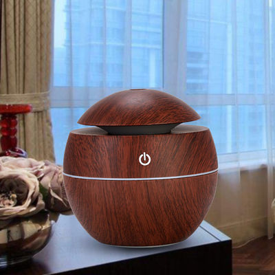 Outra função Mini ultra-sônico portátil USB 130ML umidificador de grãos de madeira com luz LED