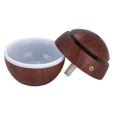 Outra função Mini ultra-sônico portátil USB 130ML umidificador de grãos de madeira com luz LED