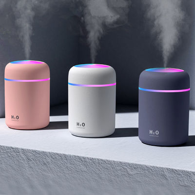 5V Mini Air Cooler portátil com luz LED de mudança de cor e umidificação ultrasônica