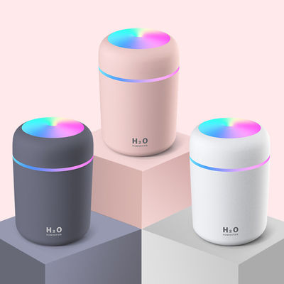 5V Mini Air Cooler portátil com luz LED de mudança de cor e umidificação ultrasônica