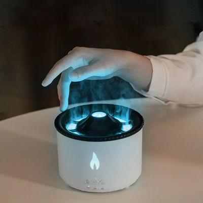 350ml Capacidade 3D Flame Effect Volcano Air Humidifier Aroma Diffuser para fragrância doméstica