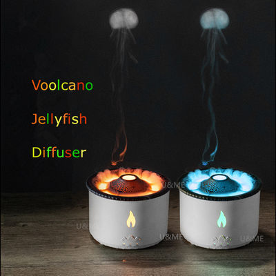 12W Potência 2023 Amaz 24V Ultrassônico Vulcão Vaporizador Aroma Diffuser Umidificador 3D Chama