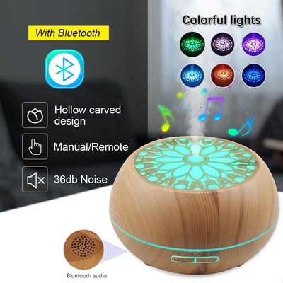 Capacidade&gt; 200 ml Molde Privado Óleo Essencial Ultrassônico Bluetoooh Aroma Diffuser para Casa