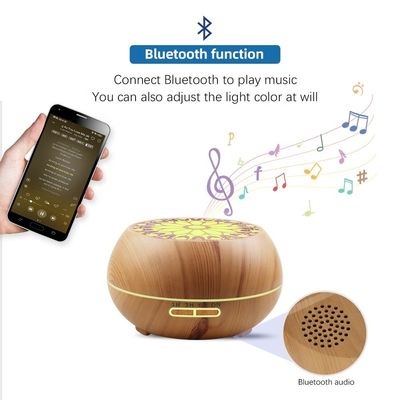 Capacidade&gt; 200 ml Molde Privado Óleo Essencial Ultrassônico Bluetoooh Aroma Diffuser para Casa