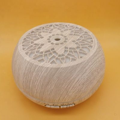 550 ml Câmbio de cor Madeira LED Humidificador de Óleo Essencial Aromas Difusor 24V Capacidade&gt; 200 ml