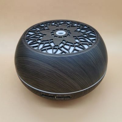 550 ml Câmbio de cor Madeira LED Humidificador de Óleo Essencial Aromas Difusor 24V Capacidade&gt; 200 ml
