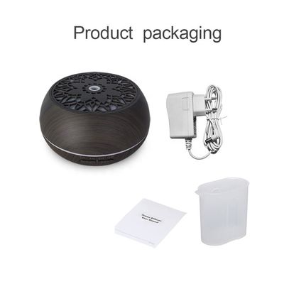 550 ml Câmbio de cor Madeira LED Humidificador de Óleo Essencial Aromas Difusor 24V Capacidade&gt; 200 ml