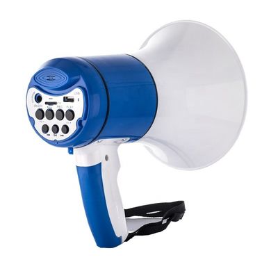 Material principal ABS 30W Recarregável Bullhorn alto-falante USB TF portátil Cheer Megafone