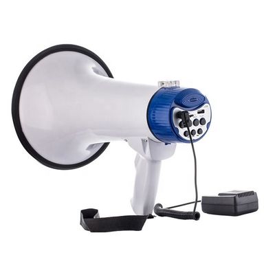 20W de potência de saída Megafone portátil alimentado por bateria com design e características da estrutura