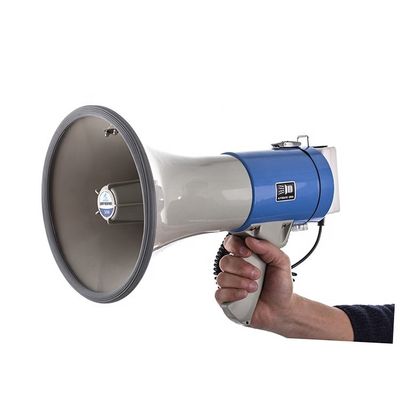 Megafone à prova d'água com formato de suporte WAV Faixa de frequência 60Hz-23KHz