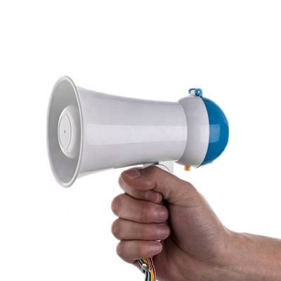 PMPO ativo 10W 5W Mini brinquedo de plástico Megafone pequeno para brincar ativo