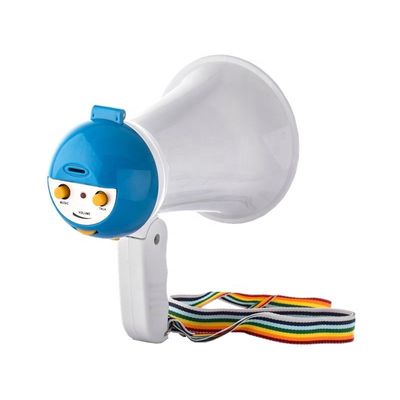 PMPO ativo 10W 5W Mini brinquedo de plástico Megafone pequeno para brincar ativo
