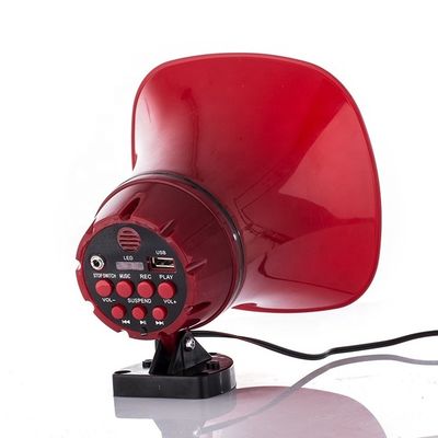 Megafone portátil de conexão de energia para reprodutores de áudio portáteis e portabilidade